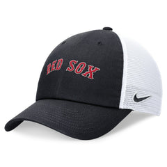 Boston Red Sox Nike Wordmark Adjustable Trucker Hat Online