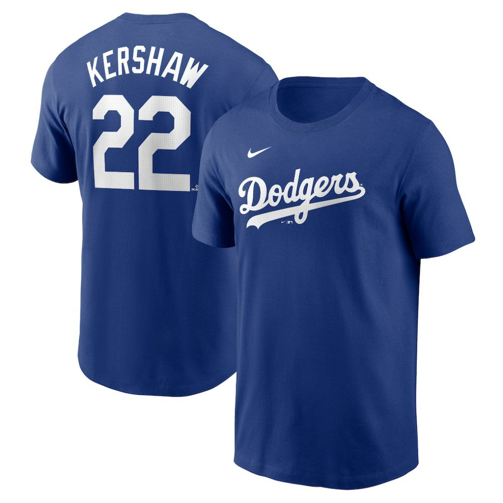 Clayton Kershaw Los Angeles Dodgers Nike Fuse Name & Number T-Shirt Outlet