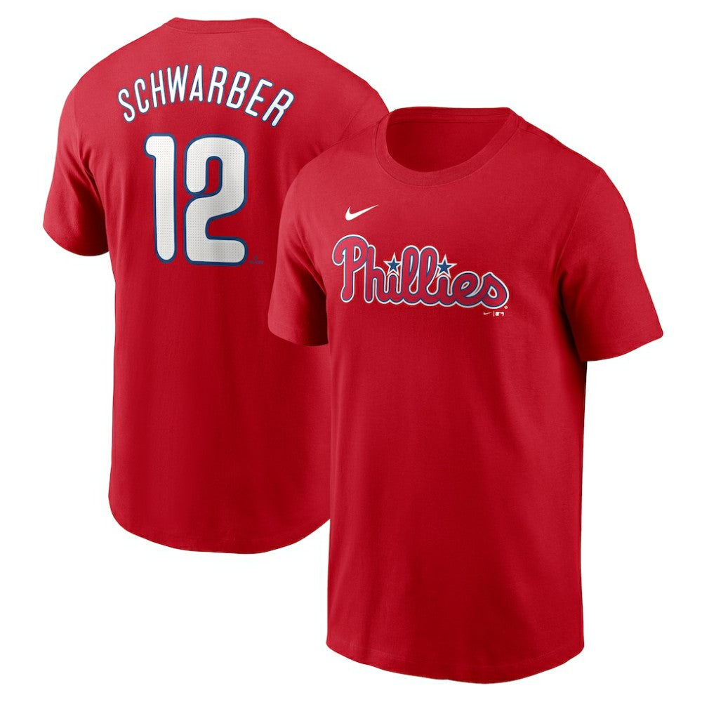 Kyle Schwarber Philadelphia Phillies Nike Fuse Name & Number T-Shirt Online