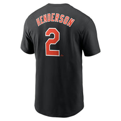Gunnar Henderson Baltimore Orioles Nike Fuse Name & Number T-Shirt Discount