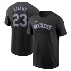 Kris Bryant Colorado Rockies Nike Fuse Name & Number T-Shirt Outlet
