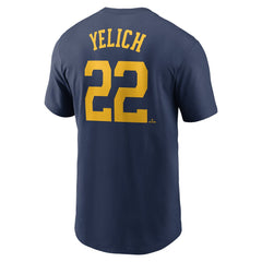 Christian Yelich Milwaukee Brewers Nike Fuse Name & Number T-Shirt Near Me