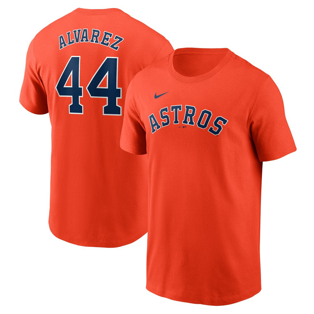 Yordan Alvarez Houston Astros Nike Fuse Name & Number T-Shirt Outlet