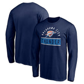 Oklahoma City Thunder Team Arch Knockout Long Sleeve T-Shirt Navy