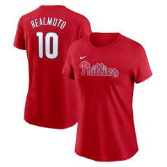 J.T. Realmuto Philadelphia Phillies Nike Women's Cooperstown Collection Fuse Name & Number T-Shirt for sale