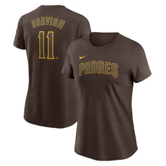 Yu Darvish San Diego Padres Nike Women's Cooperstown Collection Fuse Name & Number T-Shirt Sale