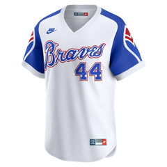 Hank Aaron Atlanta Braves Nike Throwback Cooperstown Limited Jersey Sale