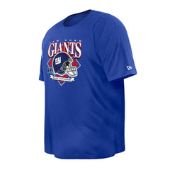 New York Giants New Era Big & Tall Helmet Historic Mark T-Shirt - Royal - NFL