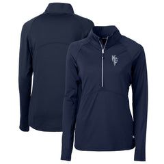 Kansas City Royals Cutter & Buck Women's City Connect Adapt Eco Knit Stretch Recycled Half-Zip Pullover Top Online