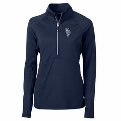 Kansas City Royals Cutter & Buck Women's City Connect Adapt Eco Knit Stretch Recycled Half-Zip Pullover Top Online