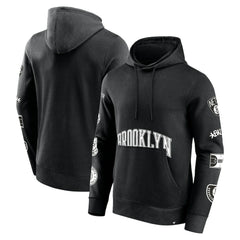 Fanatics Brooklyn Nets Home Court Pullover Hoodie Black