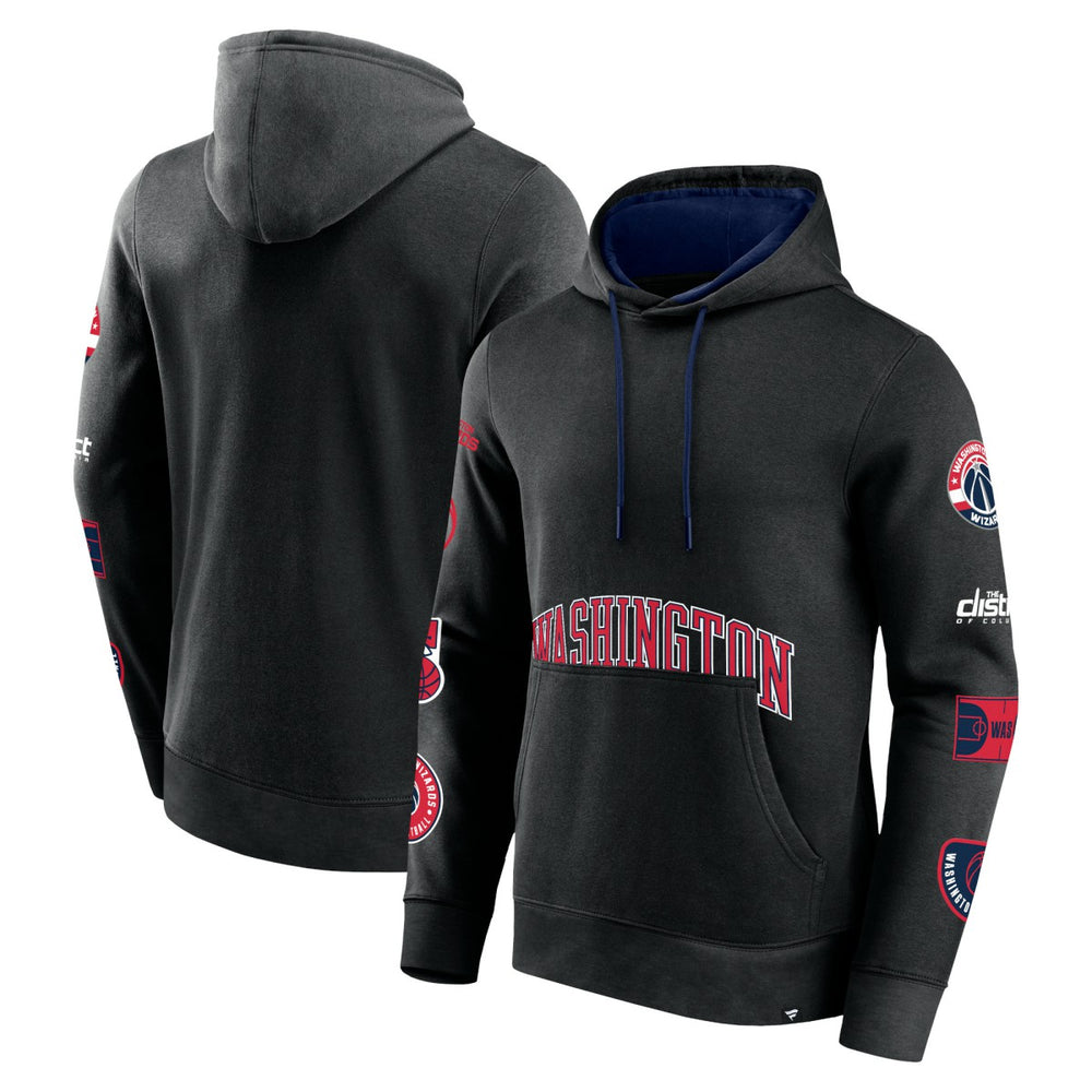 Fanatics Washington Wizards Home Court Pullover Hoodie Black
