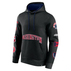 Fanatics Washington Wizards Home Court Pullover Hoodie Black