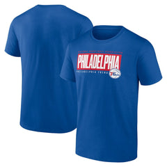 Fanatics Philadelphia 76ers Box Out T-Shirt Royal