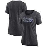 Fanatics Charlotte Hornets Women's League Leader Tri-Blend T-Shirt Heather Charcoal