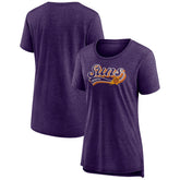 Fanatics Phoenix Suns Women's League Leader Tri-Blend T-Shirt Heather Purple