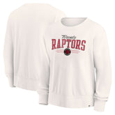 Fanatics Toronto Raptors Women's Close the Game Pullover Sweatshirt Cream