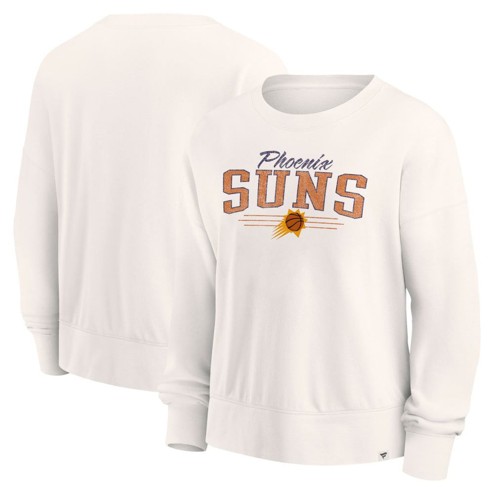 Fanatics Phoenix Suns Women's Close the Game Pullover Sweatshirt Cream