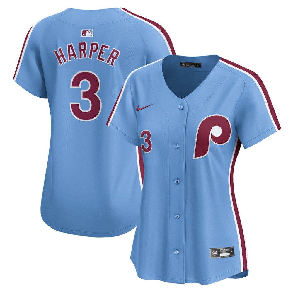 Bryce Harper Philadelphia Phillies Nike Women's Alternate Limited Player Jersey Near Me