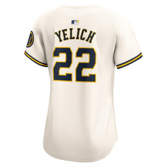 Christian Yelich Milwaukee Brewers Nike Women's Home Limited Player Jersey for sale