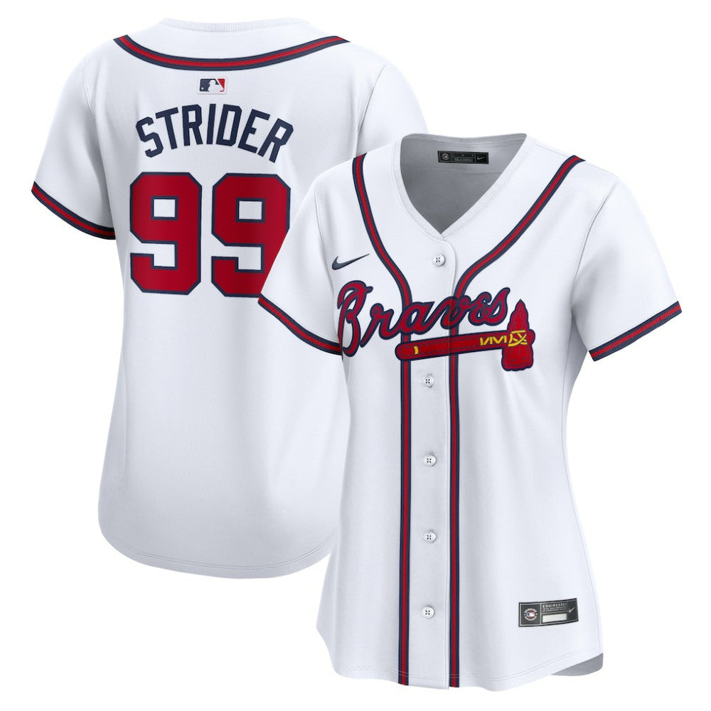 Spencer Strider Atlanta Braves Nike Women's Home Limited Player Jersey Outlet