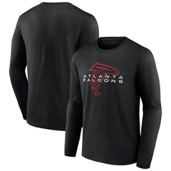 Atlanta Falcons Advance to Victory Long Sleeve T-Shirt - Black - NFL
