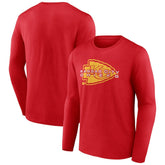 Kansas City Chiefs Advance to Victory Long Sleeve T-Shirt - Red - NFL