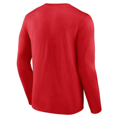 Kansas City Chiefs Advance to Victory Long Sleeve T-Shirt - Red - NFL