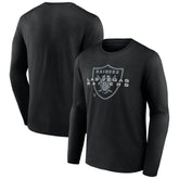 Las Vegas Raiders Advance to Victory Long Sleeve T-Shirt - Black - NFL