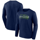 Seattle Seahawks Advance to Victory Long Sleeve T-Shirt - College Navy - NFL
