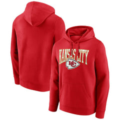 Kansas City Chiefs Gridiron Classics Campus Standard Pullover Hoodie - Red - NFL