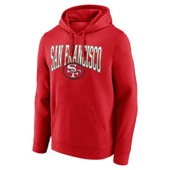 San Francisco 49ers Gridiron Classics Campus Standard Pullover Hoodie - Scarlet - NFL