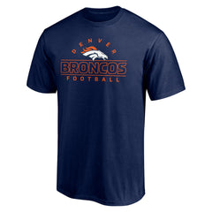 Denver Broncos Dual Threat T-Shirt - Navy - NFL