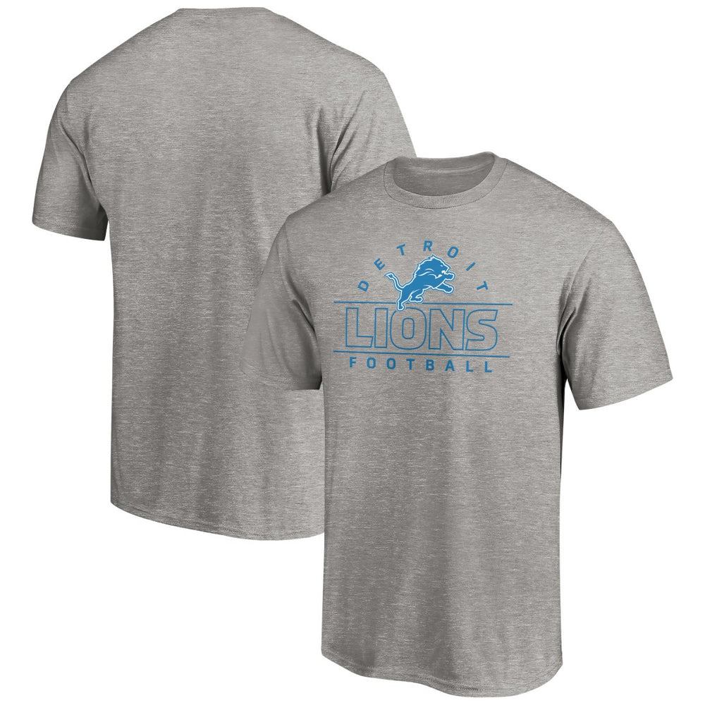 Detroit Lions Dual Threat T-Shirt - Heather Gray - NFL