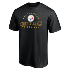 Pittsburgh Steelers Dual Threat T-Shirt - Black - NFL