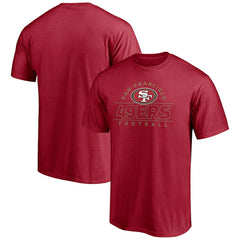 San Francisco 49ers Dual Threat T-Shirt - Scarlet - NFL
