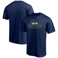 Seattle Seahawks Dual Threat T-Shirt - College Navy - NFL