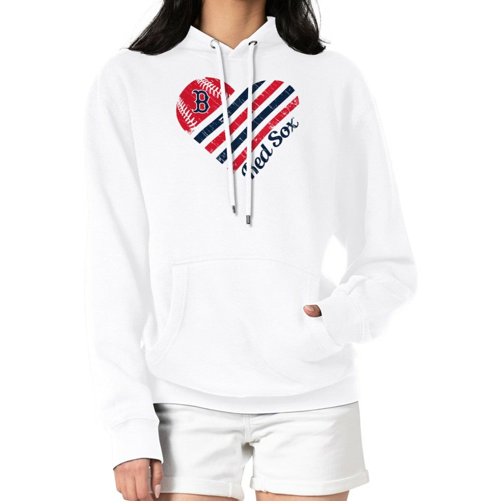 Boston Red Sox G-III 4Her by Carl Banks Women's Heart Fleece Pullover Hoodie Near Me