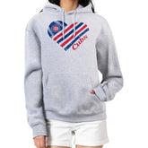 Chicago Cubs G-III 4Her by Carl Banks Women's Heart Fleece Pullover Hoodie Online