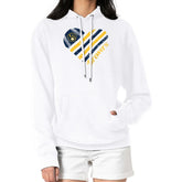 Milwaukee Brewers G-III 4Her by Carl Banks Women's Heart Fleece Pullover Hoodie Sale
