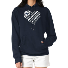 New York Yankees G-III 4Her by Carl Banks Women's Heart Fleece Pullover Hoodie Online