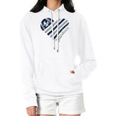 New York Yankees G-III 4Her by Carl Banks Women's Heart Fleece Pullover Hoodie for sale