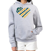 Athletics G-III 4Her by Carl Banks Women's Heart Fleece Pullover Hoodie Outlet