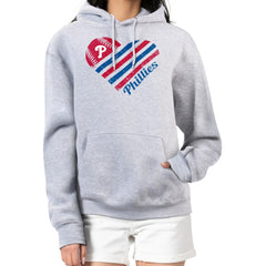 Philadelphia Phillies G-III 4Her by Carl Banks Women's Heart Fleece Pullover Hoodie Outlet