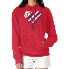 Philadelphia Phillies G-III 4Her by Carl Banks Women's Heart Fleece Pullover Hoodie Discount