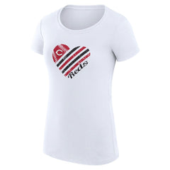 Cincinnati Reds G-III 4Her by Carl Banks Women's Super-Slim Fit Lightweight Heart Graphic T-Shirt Online