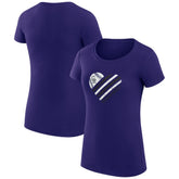 Colorado Rockies G-III 4Her by Carl Banks Women's Super-Slim Fit Lightweight Heart Graphic T-Shirt Outlet