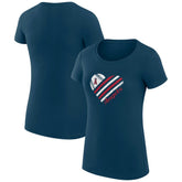 Los Angeles Angels G-III 4Her by Carl Banks Women's Super-Slim Fit Lightweight Heart Graphic T-Shirt Near Me