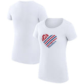 Philadelphia Phillies G-III 4Her by Carl Banks Women's Super-Slim Fit Lightweight Heart Graphic T-Shirt for sale