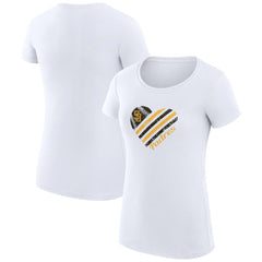 San Diego Padres G-III 4Her by Carl Banks Women's Super-Slim Fit Lightweight Heart Graphic T-Shirt Discount